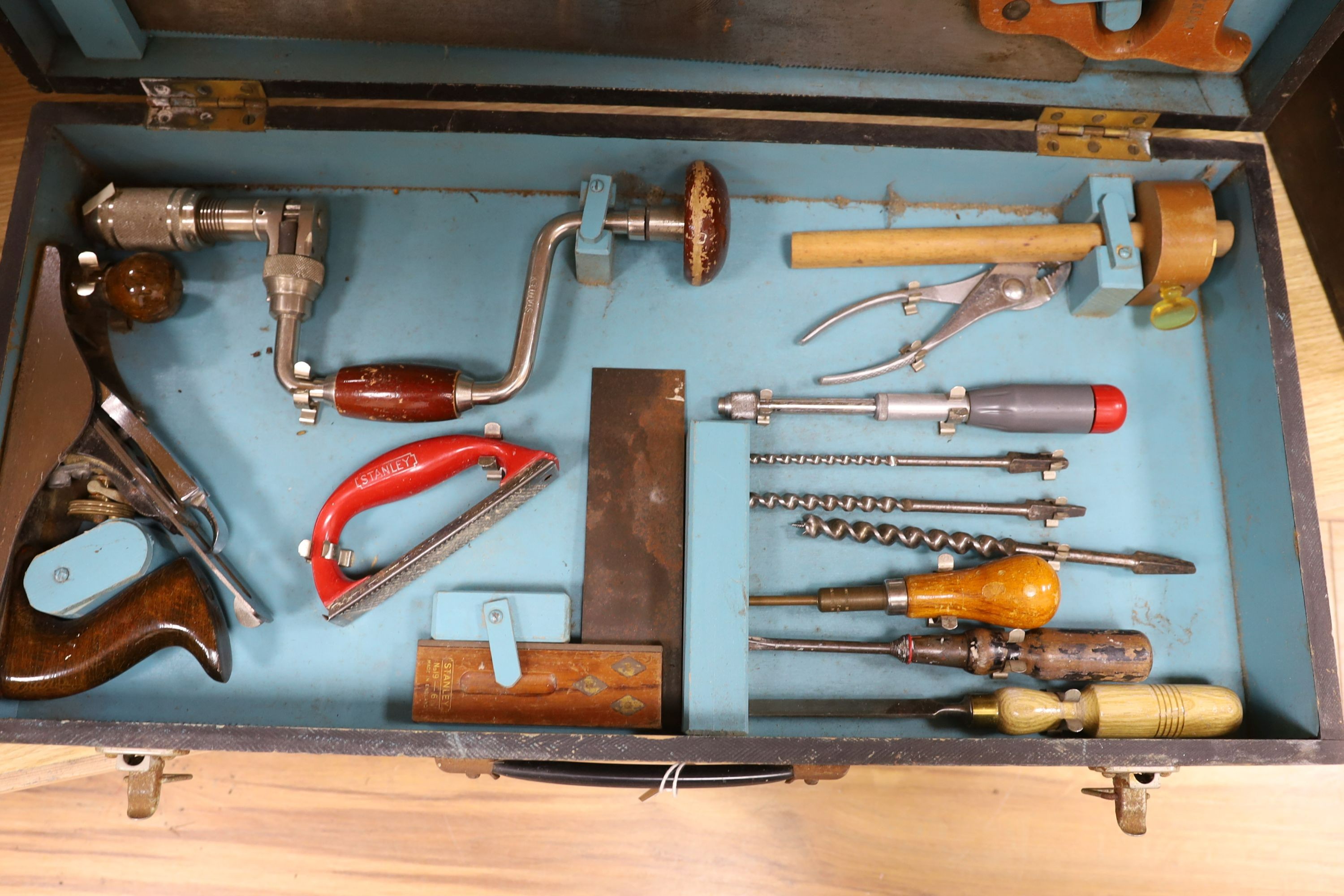 A mid 20th century Stanley carpenter's set